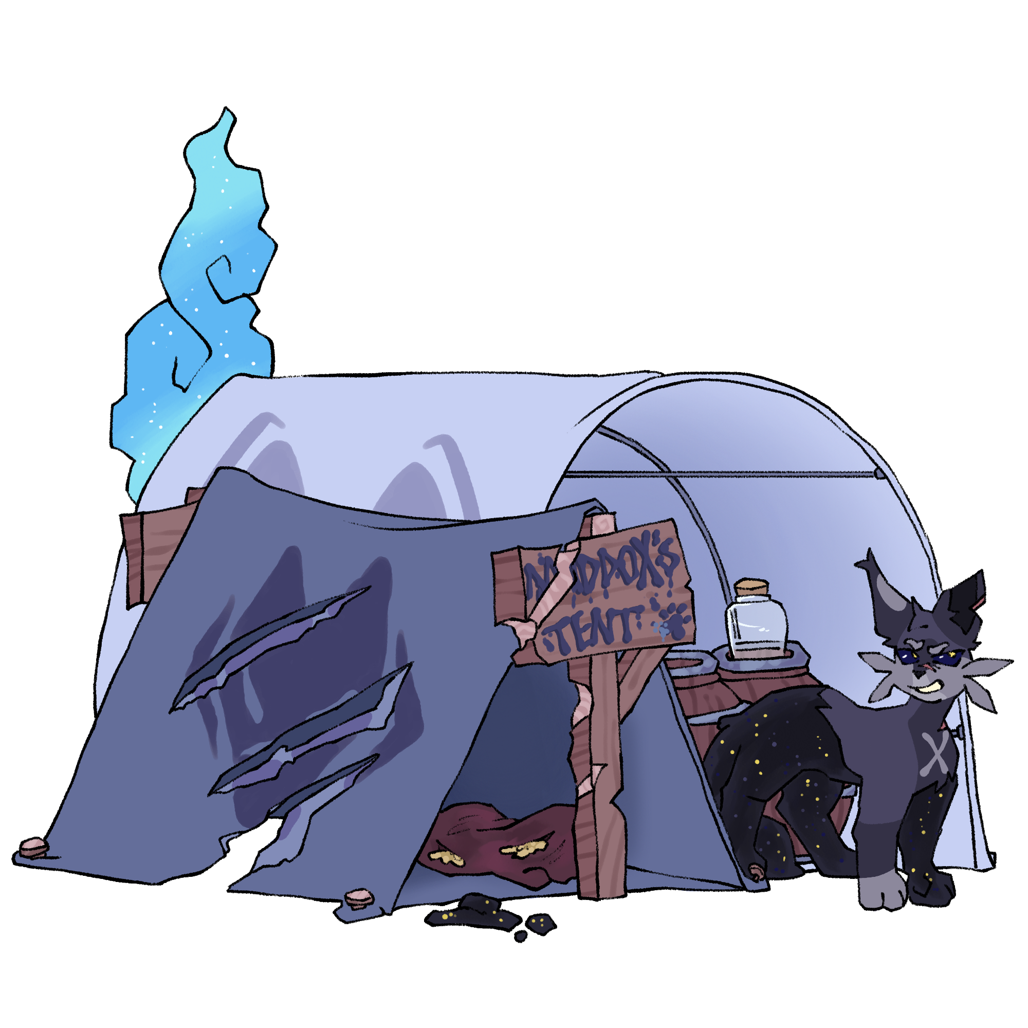Maddox's tent